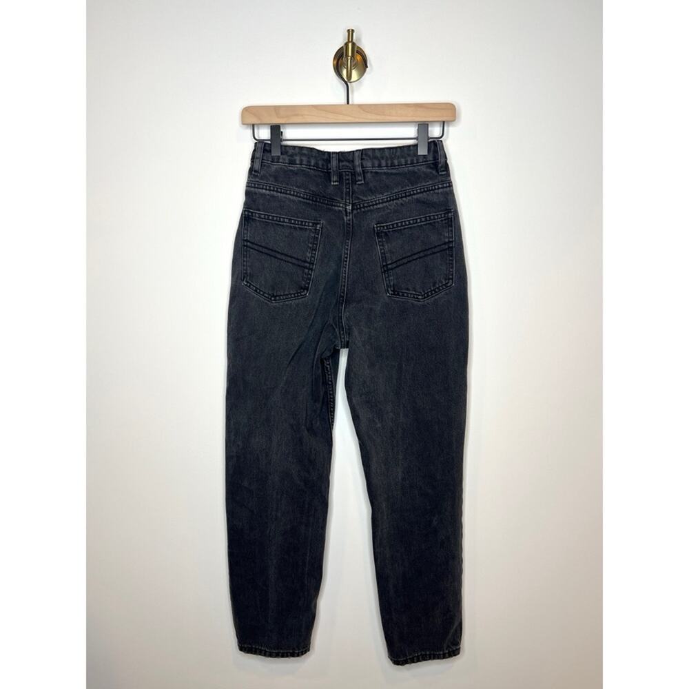 Collusion Black Wash Denim Mom Jean High Rise Sz 26